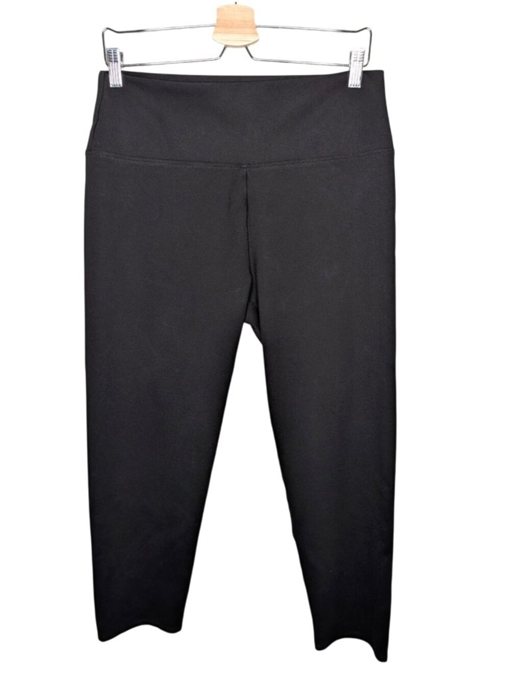 Modern Citizen Black Ponte Knit High-Waisted Crop Leggings XL